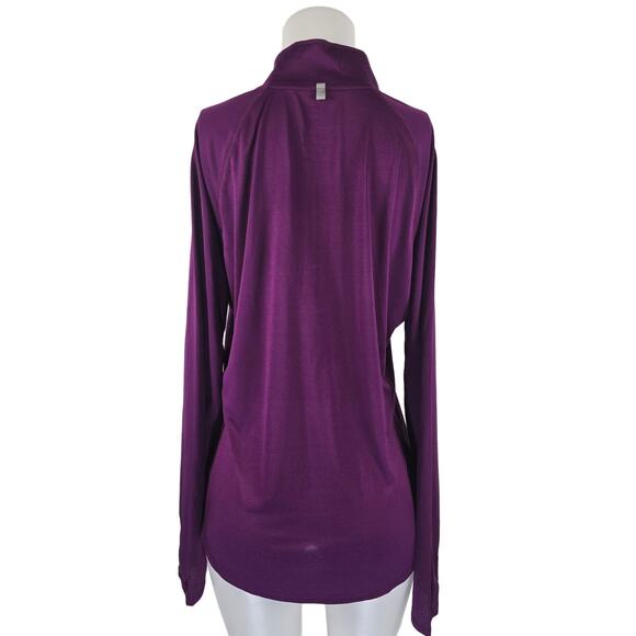 Danskin Now Semi Fit Athletic Long Sleeve Purple Pullover Women's Jacket XL - Picture 3 of 5